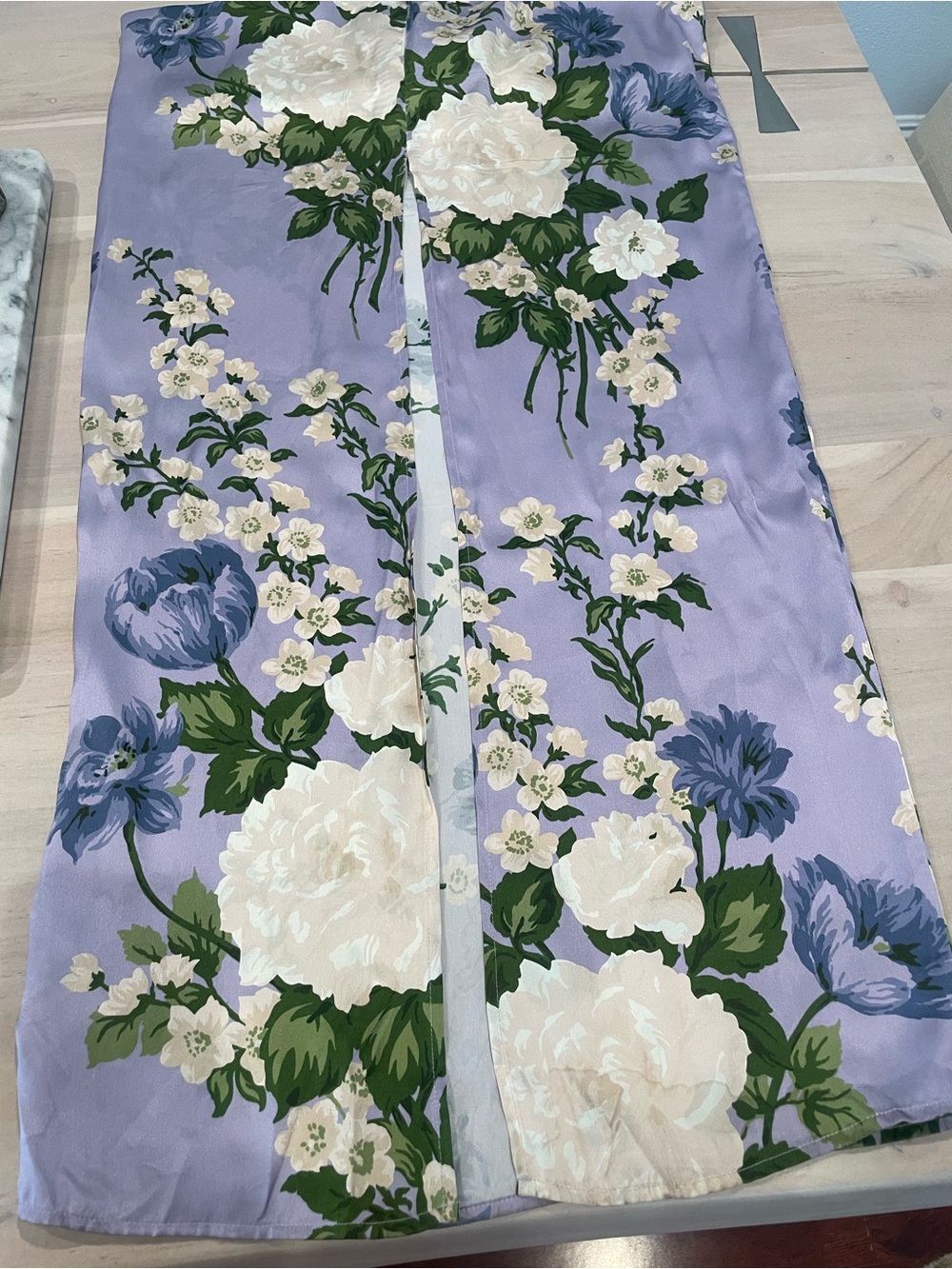 Reformation Lilac Floral Frankie Slip Maxi Dress - Picture 14 of 15